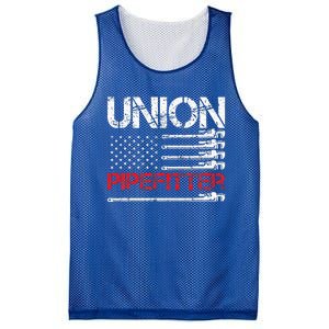 Union Pipefitter Union Strong USA American Flag Mesh Reversible Basketball Jersey Tank