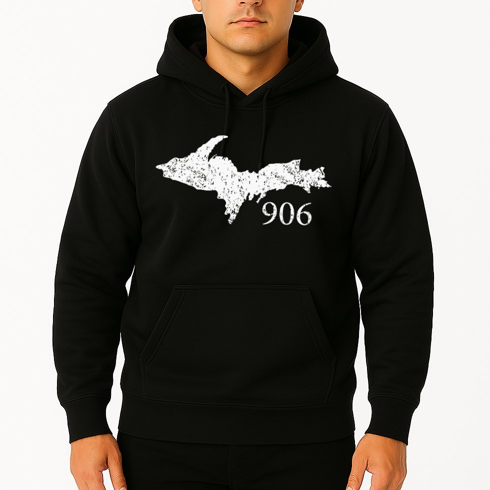 Upper Peninsula Up 906 Yooper Pride Michigan Roots Hoodie