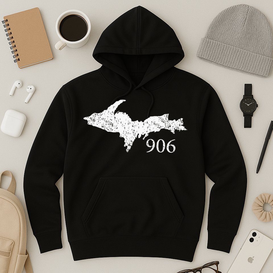 Upper Peninsula Up 906 Yooper Pride Michigan Roots Hoodie