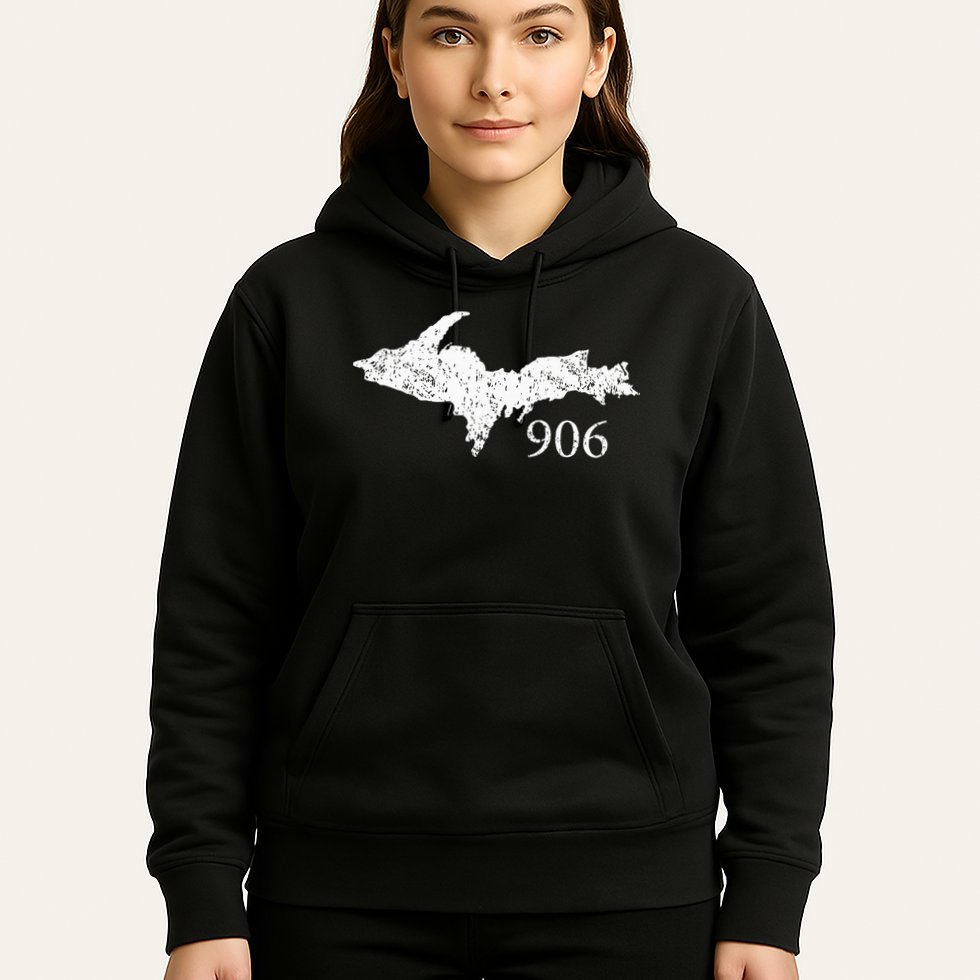 Upper Peninsula Up 906 Yooper Pride Michigan Roots Hoodie