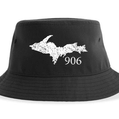 Upper Peninsula Up 906 Yooper Pride Michigan Roots Sustainable Bucket Hat