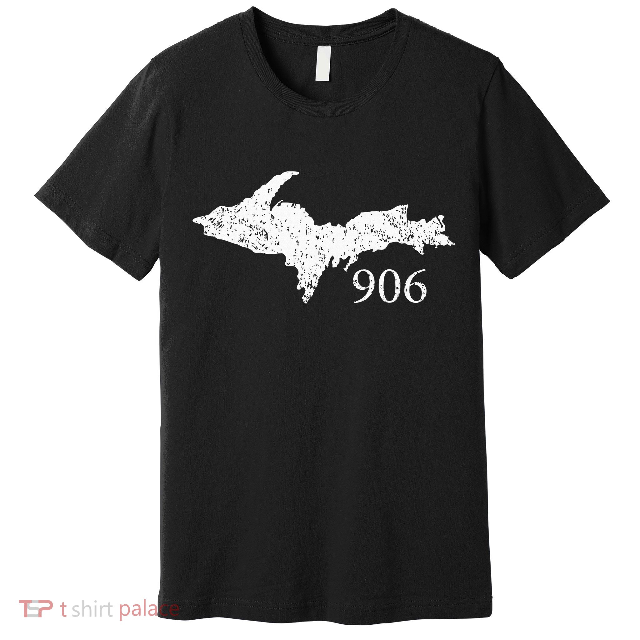 Upper Peninsula Up 906 Yooper Pride Michigan Roots Premium T-Shirt