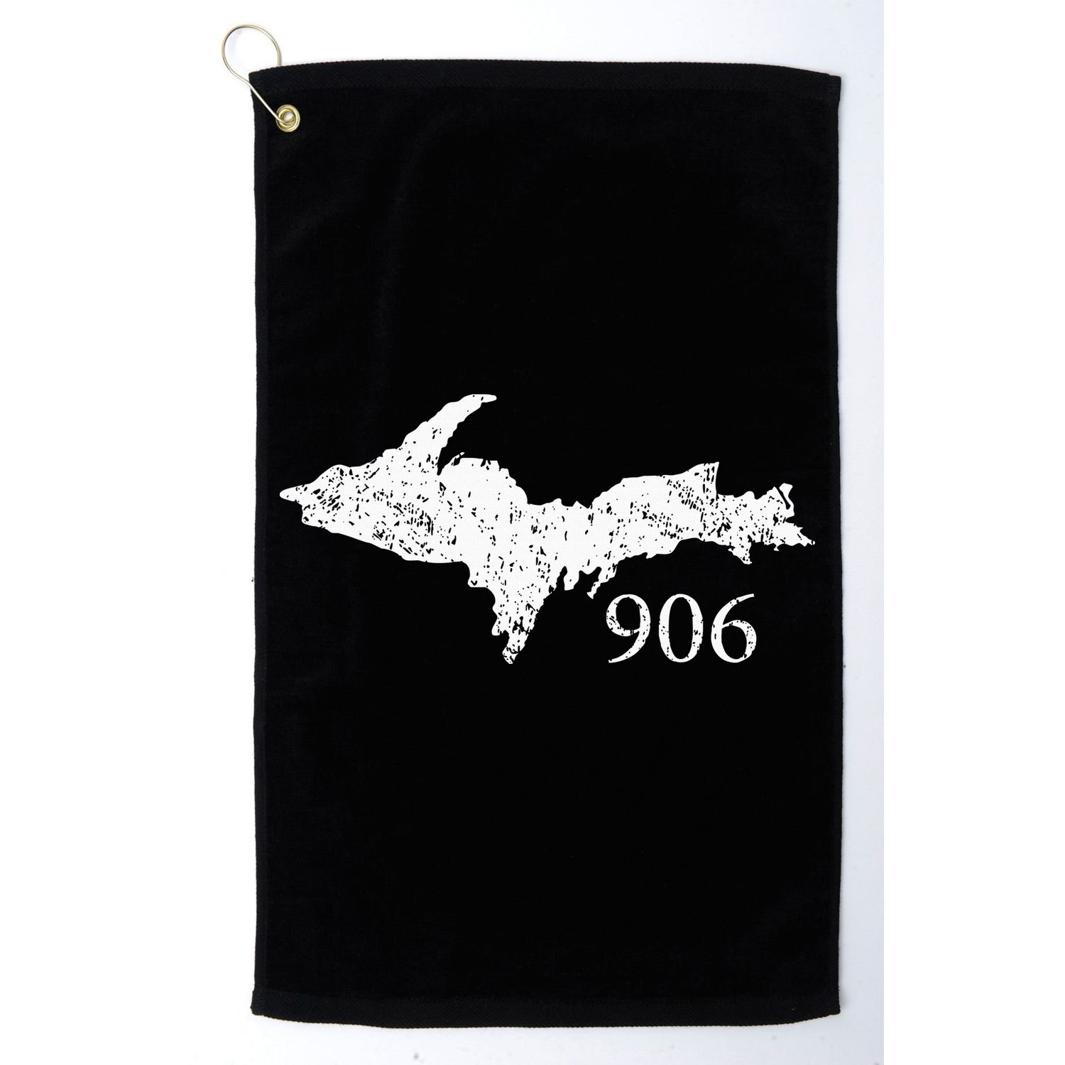 Upper Peninsula Up 906 Yooper Pride Michigan Roots Golf Towel