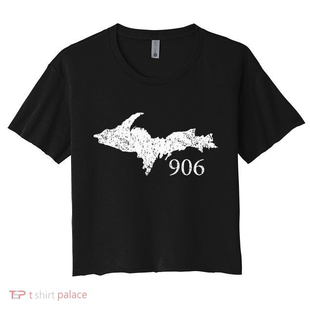 Upper Peninsula Up 906 Yooper Pride Michigan Roots Crop Top