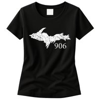 Upper Peninsula Up 906 Yooper Pride Michigan Roots Womens T-Shirt
