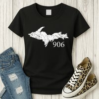 Upper Peninsula Up 906 Yooper Pride Michigan Roots Womens T-Shirt