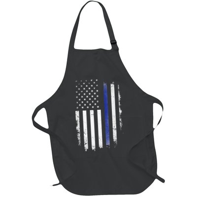 US Police USA American Flag Back The Blue Lives Matter Apron
