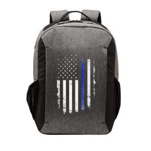 US Police USA American Flag Back The Blue Lives Matter Vector Backpack