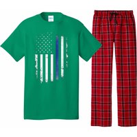 US Police USA American Flag Back The Blue Lives Matter Pajama Set