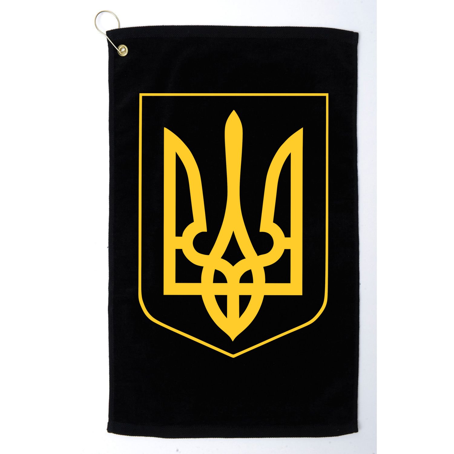 Ukraine Pride Ukrainian Coat Of Arms Golf Towel