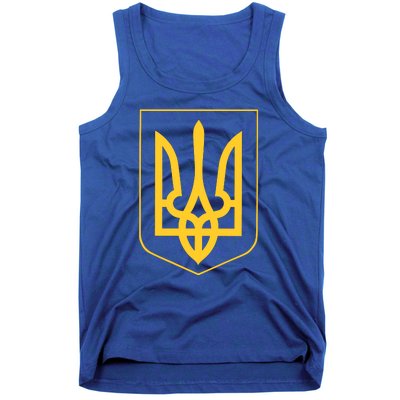 Ukraine Pride Ukrainian Coat Of Arms Tank Top