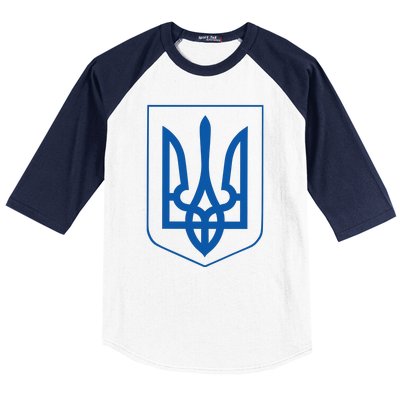 Ukraine Pride Ukrainian Coat Of Arms Baseball Sleeve Shirt