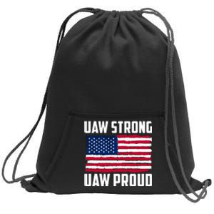 UAW Proud UAW Proud UAW Strong Solidarity UAW Proud Union UAW Laborer Worker Sweatshirt Cinch Pack Bag