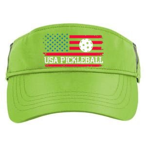 USA Pickleball Vector USA Flag Pickle Gift For Player Team Sport Adult Drive Performance Visor