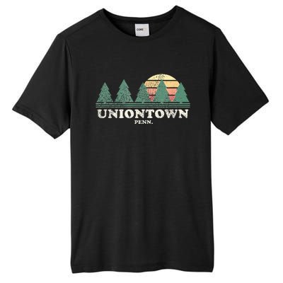 Uniontown Pa Vintage Throwback Retro 70s Design Tall Fusion ChromaSoft Performance T-Shirt