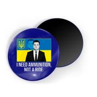 Ukraine President Volodymyr Zelensky I Need Ammunition Not A Ride Magnet