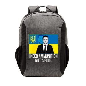 Ukraine President Volodymyr Zelensky I Need Ammunition Not A Ride Vector Backpack