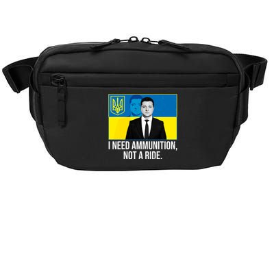 Ukraine President Volodymyr Zelensky I Need Ammunition Not A Ride Crossbody Pack