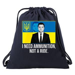 Ukraine President Volodymyr Zelensky I Need Ammunition Not A Ride Drawstring Bag