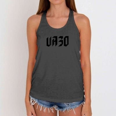 Ukrainian President Volodymyr Zelensky UA30 Ukraine 30 Women's Knotted Racerback Tank