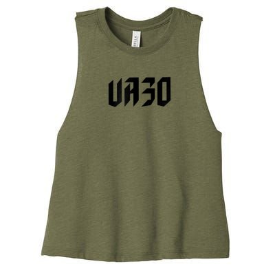 Ukrainian President Volodymyr Zelensky UA30 Ukraine 30 Women's Racerback Cropped Tank