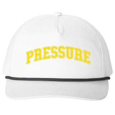 Universitygold Pressure Varsitygold Color Snapback Five-Panel Rope Hat