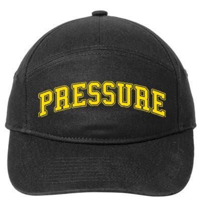 Universitygold Pressure Varsitygold Color 7-Panel Snapback Hat