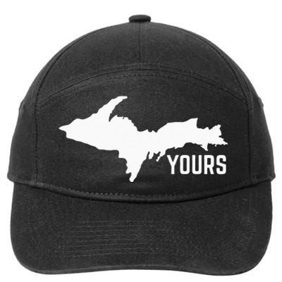 U P Yours Upper Peninsula 7-Panel Snapback Hat