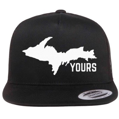 U P Yours Upper Peninsula Flat Bill Trucker Hat