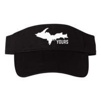 U P Yours Upper Peninsula Valucap Bio-Washed Visor