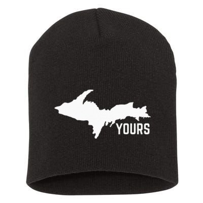 U P Yours Upper Peninsula Short Acrylic Beanie