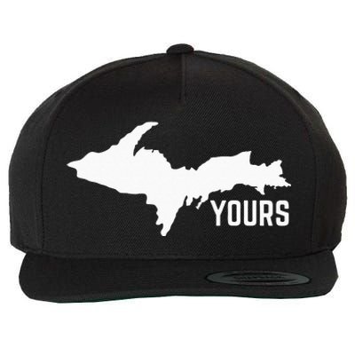 U P Yours Upper Peninsula Wool Snapback Cap