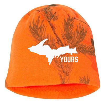 U P Yours Upper Peninsula Kati - Camo Knit Beanie