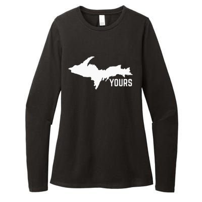 U P Yours Upper Peninsula Womens CVC Long Sleeve Shirt