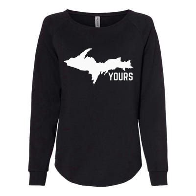 U P Yours Upper Peninsula Womens California Wash Sweatshirt