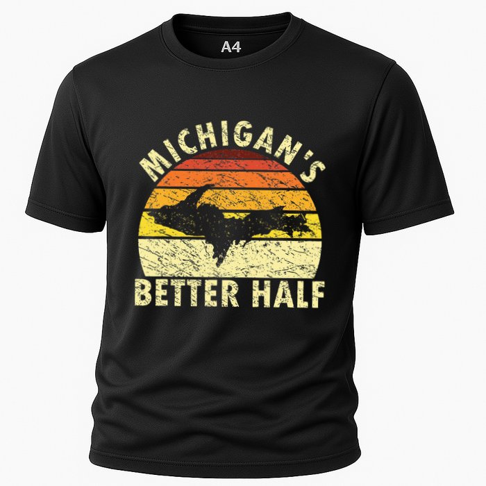 Upper Peninsula Yooper Upper Michigan Cooling Performance Crew T-Shirt