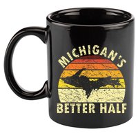 Upper Peninsula Yooper Upper Michigan 11oz C Handle Ceramic Mug
