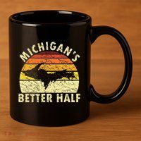 Upper Peninsula Yooper Upper Michigan 11oz C Handle Ceramic Mug