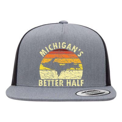 Upper Peninsula Yooper Upper Michigan Flat Bill Trucker Hat