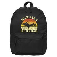 Upper Peninsula Yooper Upper Michigan 16 in Basic Backpack