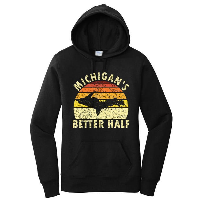 Upper Peninsula Yooper Upper Michigan Women's Pullover Hoodie