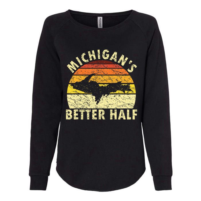 Upper Peninsula Yooper Upper Michigan Womens California Wash Sweatshirt