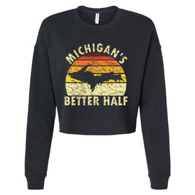 Upper Peninsula Yooper Upper Michigan Cropped Pullover Crew