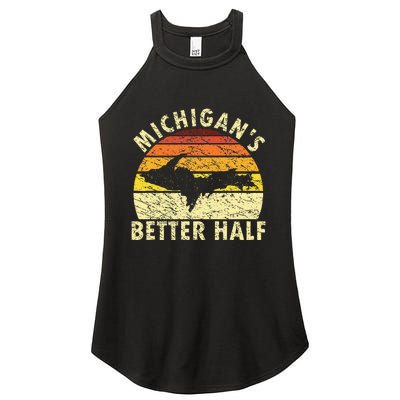 Upper Peninsula Yooper Upper Michigan Women's Perfect Tri Rocker Tank