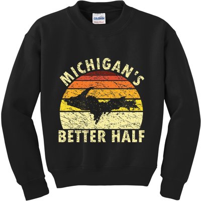 Upper Peninsula Yooper Upper Michigan Kids Sweatshirt