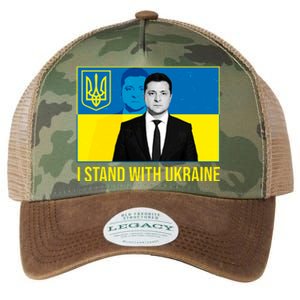 Ukrainian President Zelensky I Stand With Ukraine Legacy Tie Dye Trucker Hat