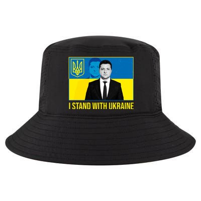 Ukrainian President Zelensky I Stand With Ukraine Cool Comfort Performance Bucket Hat