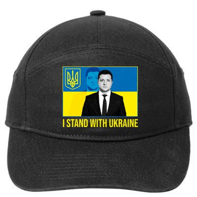 Ukrainian President Zelensky I Stand With Ukraine 7-Panel Snapback Hat