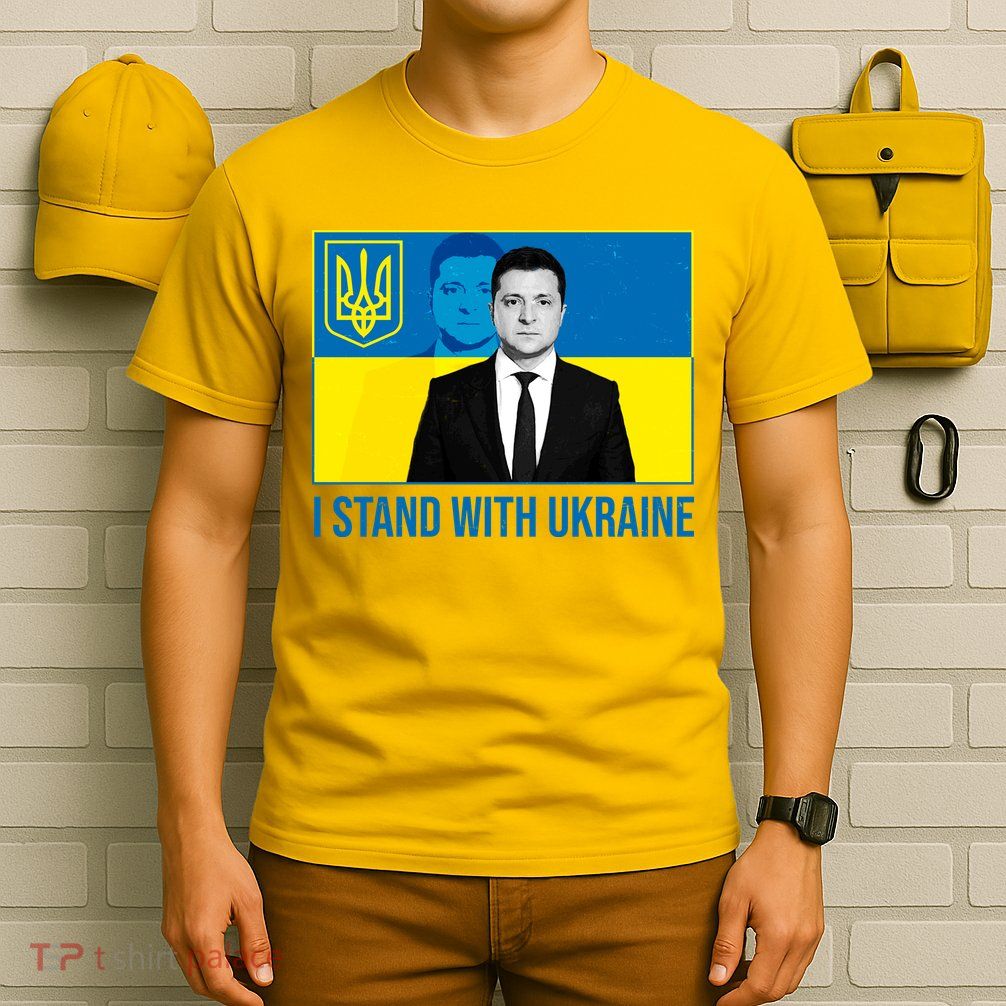 Ukrainian President Zelensky I Stand With Ukraine T-Shirt