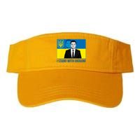 Ukrainian President Zelensky I Stand With Ukraine Valucap Bio-Washed Visor